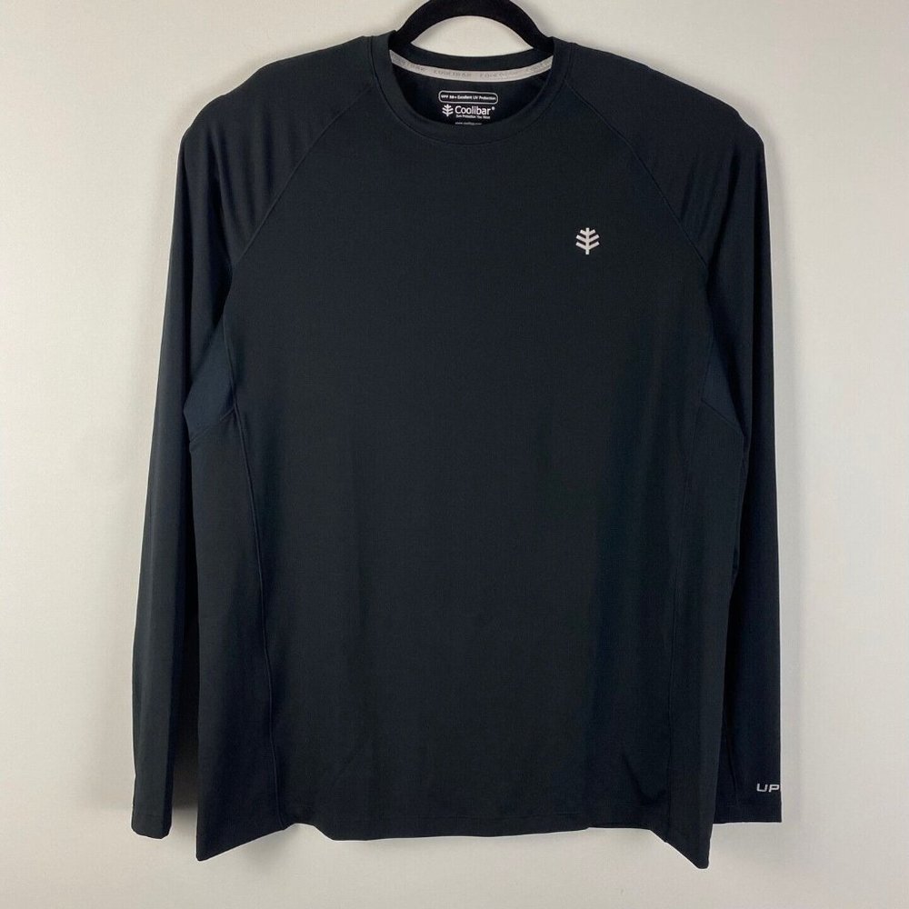 Coolibar Men's Long Sleeve UPF Sun Shirt - Black